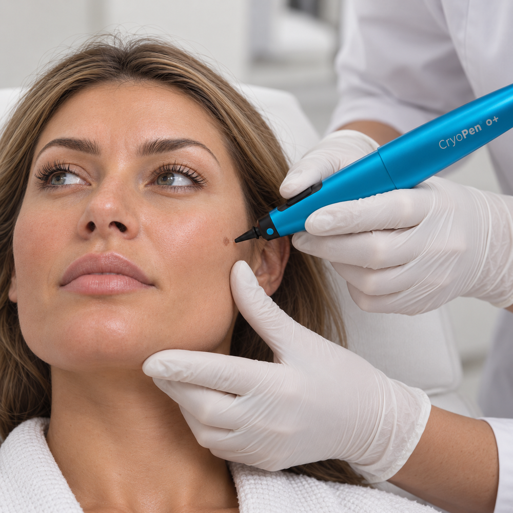 CryoPen cryotherapy at The Cosmetic Club, Hadleigh