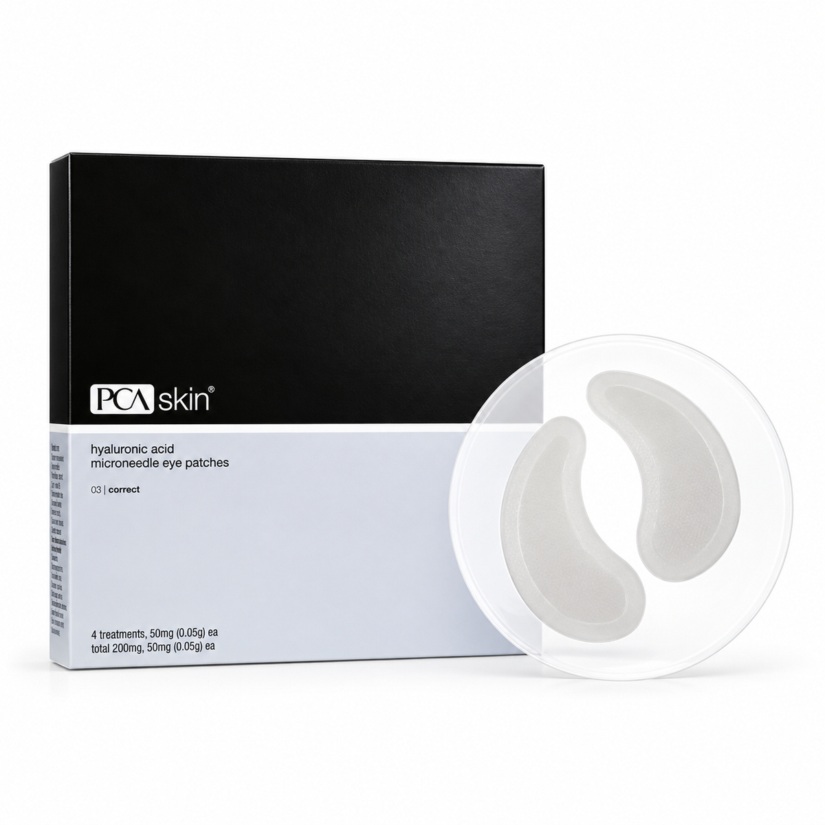 PCA Skin Hyaluronic Acid Microneedle Eye Patches x 4 Treatments